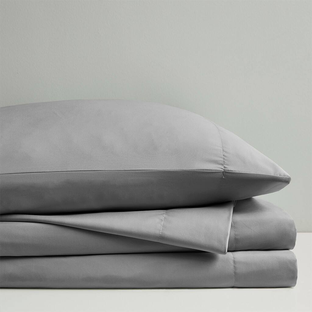 Alt View 2. Gracie Mills - Gracie Mills Thaddeus Cool Microfiber Sheet Set for All Night Comfort - Grey.