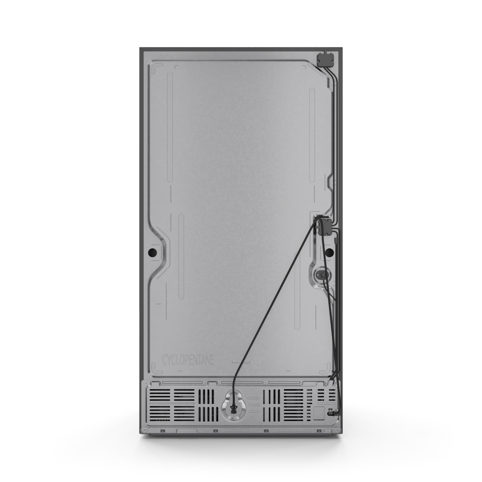 Alt View 5. Thor Kitchen - 28.9 Cu. Ft. Full Depth French Door Refrigerator With Water Dispenser and Dual Ice Maker - Stainless Steel.