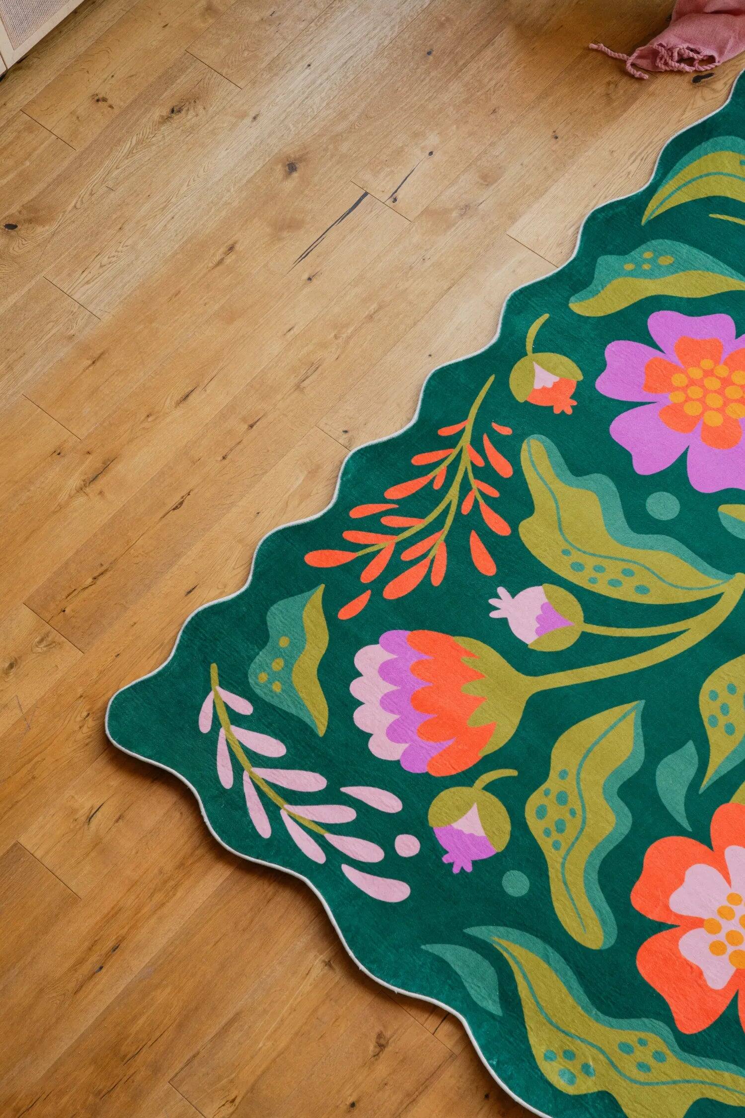 Lanyspace 7'x10' Area Rug, Washable Rugs, Non Slip and Tear Resistant ...