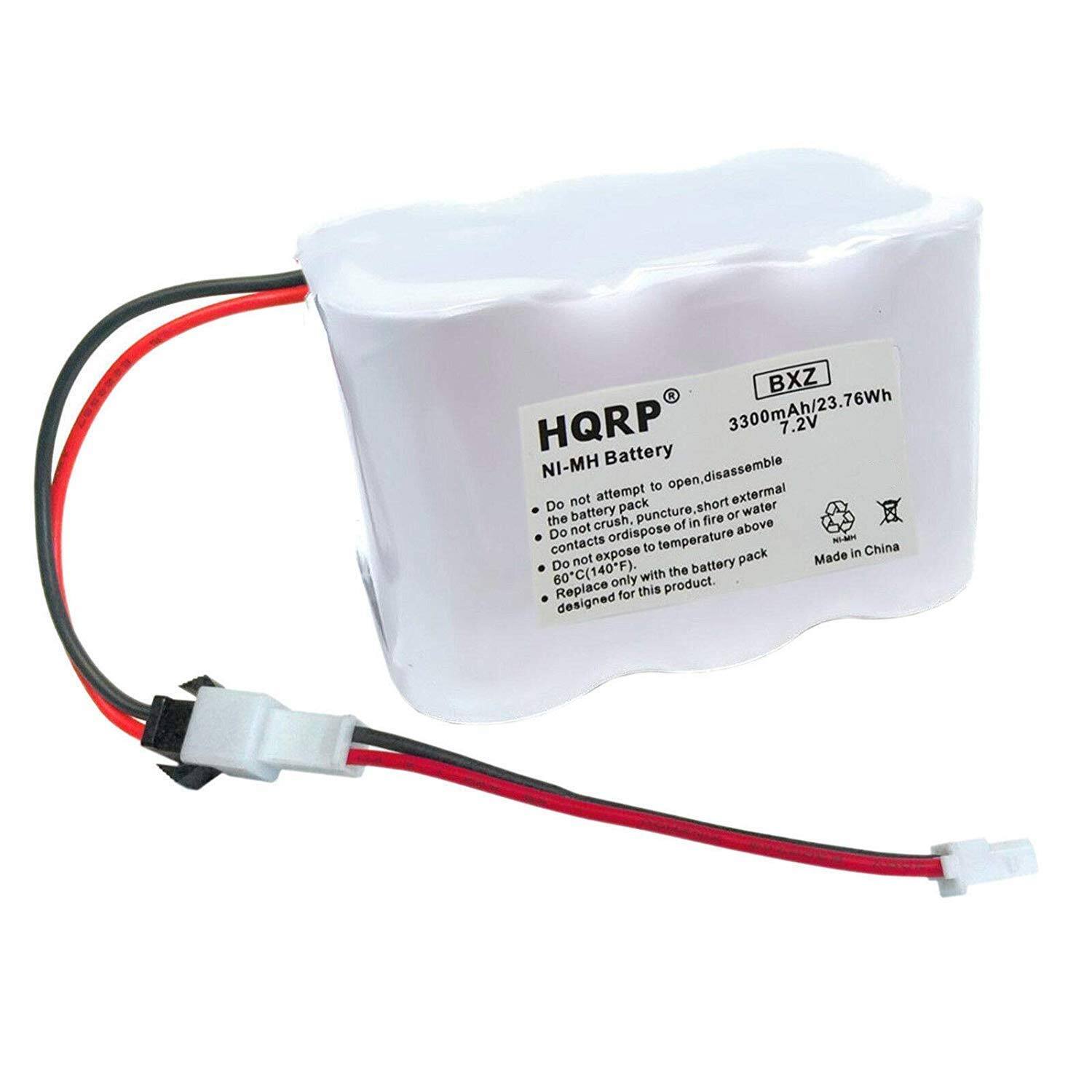 BXZ HQRP 3300mAh/23.76Wh 7.2V Ni-MH Battery

- Do not attempt to open or disassemble the battery pack.
- Do not crush, puncture, or expose to fire or water.
- Do not dispose of in fire or above 60°C (140°F).
- Do not expose to temperature above 60°C (140°F).
- Replace only with the battery pack designed for this product.
- Made in China