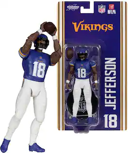 McFarlane Toys - McFarlane SportsPicks - NFL - Justin Jefferson (Minnesota Vikings) 6" Action Figure - COLLECTIBLES - Multicolor