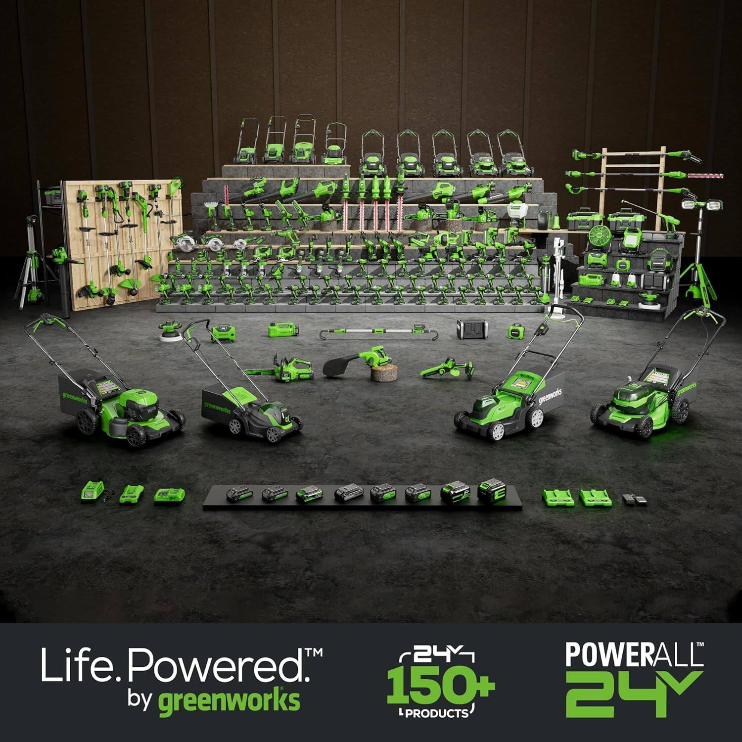 Life. Powered.™ by greenworks

24V POWERALL™ 150+ PRODUCTS