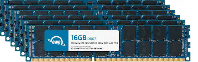 16GB DDR3
1333MHz ECC REGISTERED DIMM FOR MAC PRO
WARRANTY VOID IF REMOVED