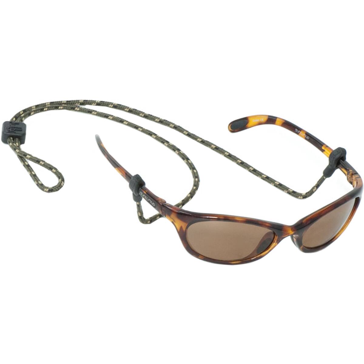 Front. Chums - Chums Slip Fit Rope Eyewear Retainer - Olive/Gold/Black - Olive/Gold/Black.