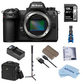 Bundle - Nikon - Z6III Mirrorless Camera, with 128GB Memory Card, Battery, Monopod, Microphone, Charger Kit, Bag