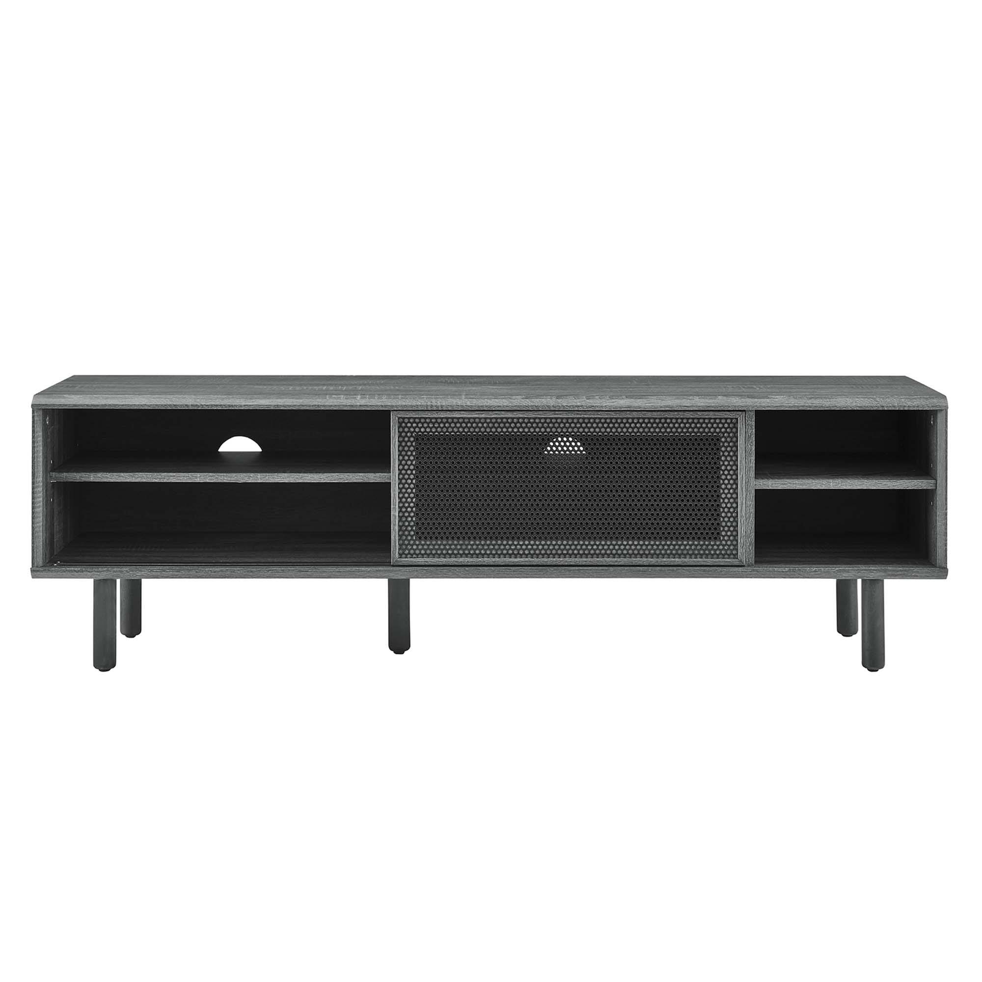 Alt View 2. Modway - Kurtis 60" TV Stand by Modway - Charcoal.