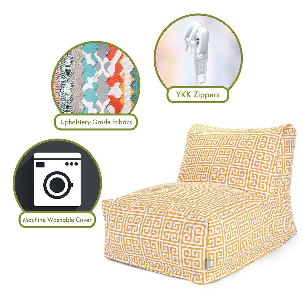 - Upholstery Grade Fabrics
- YKK Zippers
- Machine Washable Cover