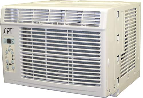 SPT - 6,000 BTU Window Air Conditioner - White - Larger Front