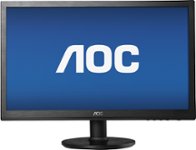 Front. AOC - 19.5" LED HD Monitor - Black.