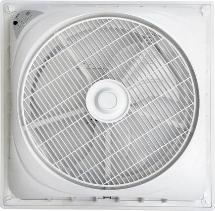 Front. SPT - 9-Speed Drop Ceiling Fan - White.