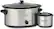 Accessories Standard. Euro Pro - 7-Qt. Slow Cooker with 16-Oz. Mini Cooker - Stainless-Steel.