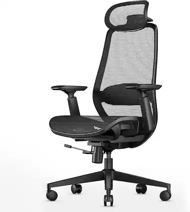 Front. ProtoArc - ProtoArc EC200 Pro Ergonomic Mesh Office Chair for Remote Work, Black - black.