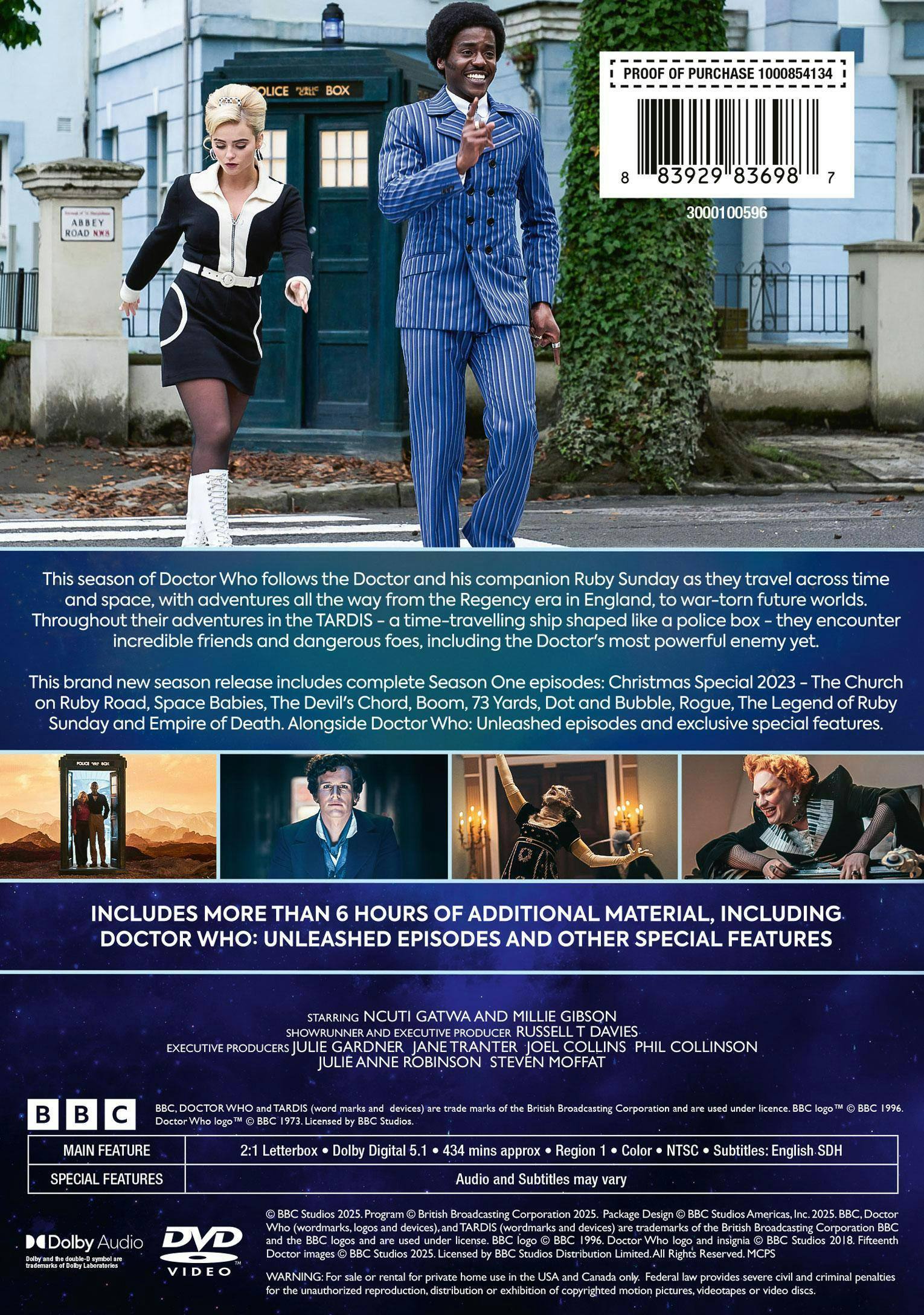 Back. Doctor Who: Season One [DVD].