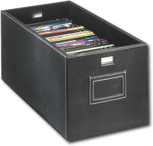 Angle Standard. Init™ - 30-Disc DVD Storage Box - Black.