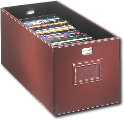 Best Buy Init 30 Disc Dvd Storage Box Brown It Dvdbr102