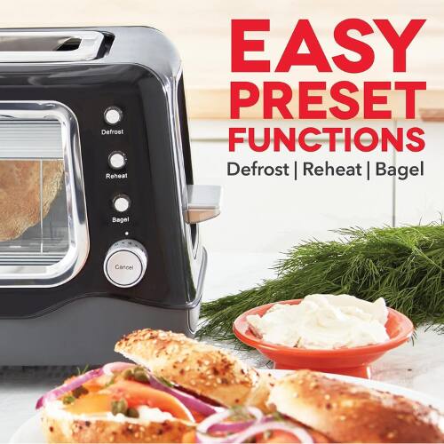 EASY PRESET FUNCTIONS  
Defrost | Reheat | Bagel