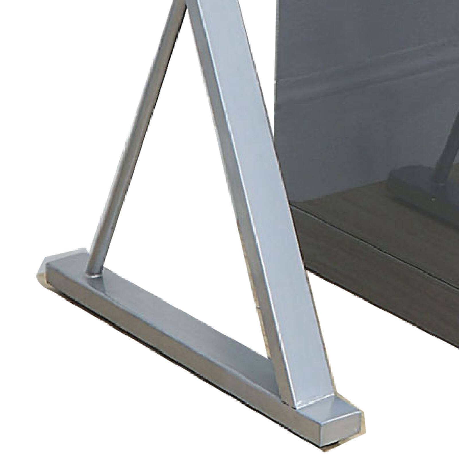 Angle. Manhattan Lane - Movable Glass Top Computer Desk with X Shaped Side Panel, Gray and Clear - Gray and Clear.