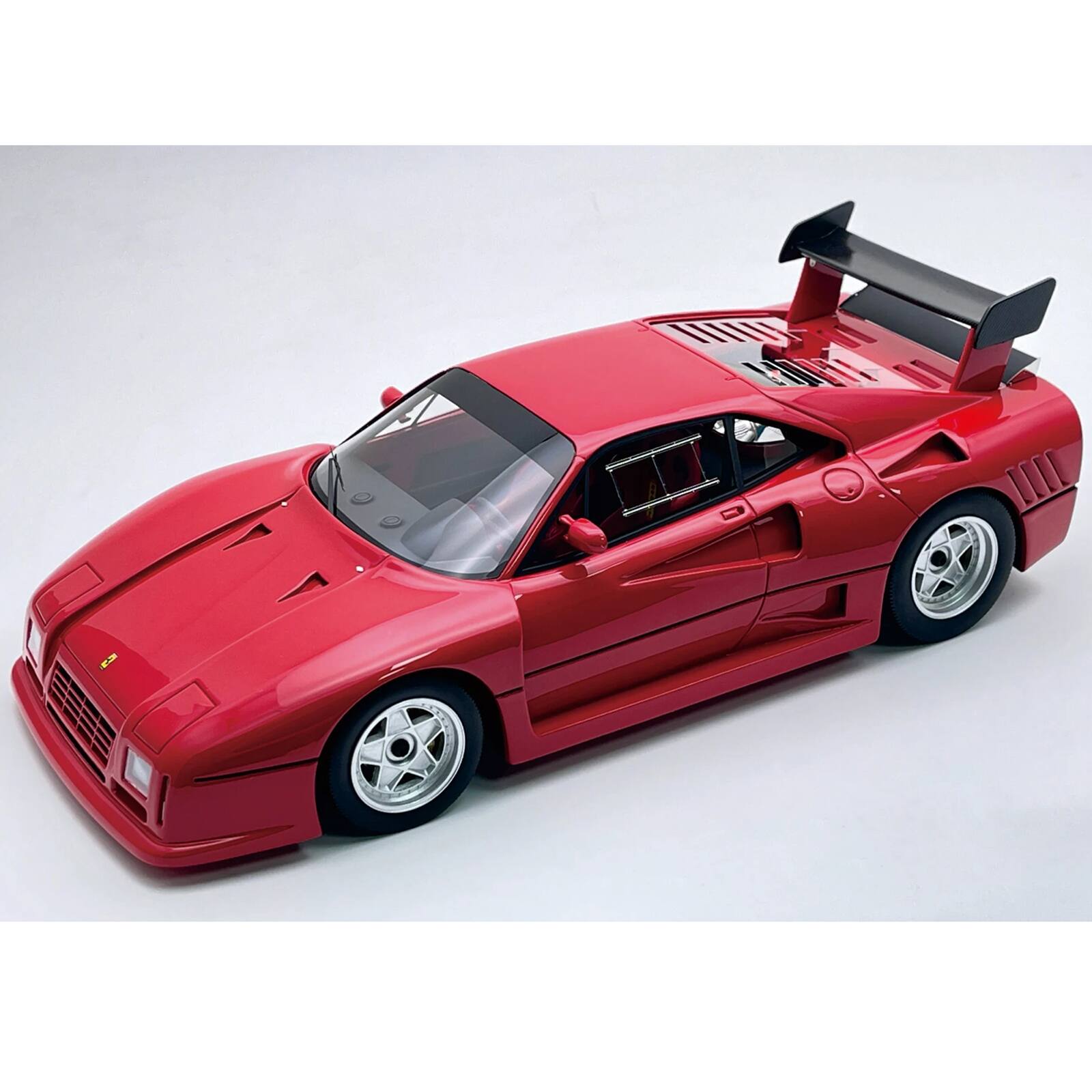 Front. Tecnomodel - 1985 Ferrari 288 GTO Evoluzione with OZ Wheels Red "Mythos Series" Ltd Ed to 95 pieces 1/18 Model Car by Tecnomodel.