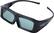 Front Standard. Mitsubishi - XPAND Active Shutter Infrared 3D Glasses - Satin Black.
