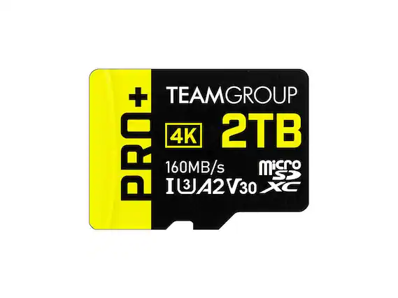TEAMGROUP PRO+ 4K 2TB 160MB/s Micro SDXC IA2V30