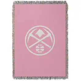 Chad & Jake - Denver Nuggets Woven Blanket - Pink