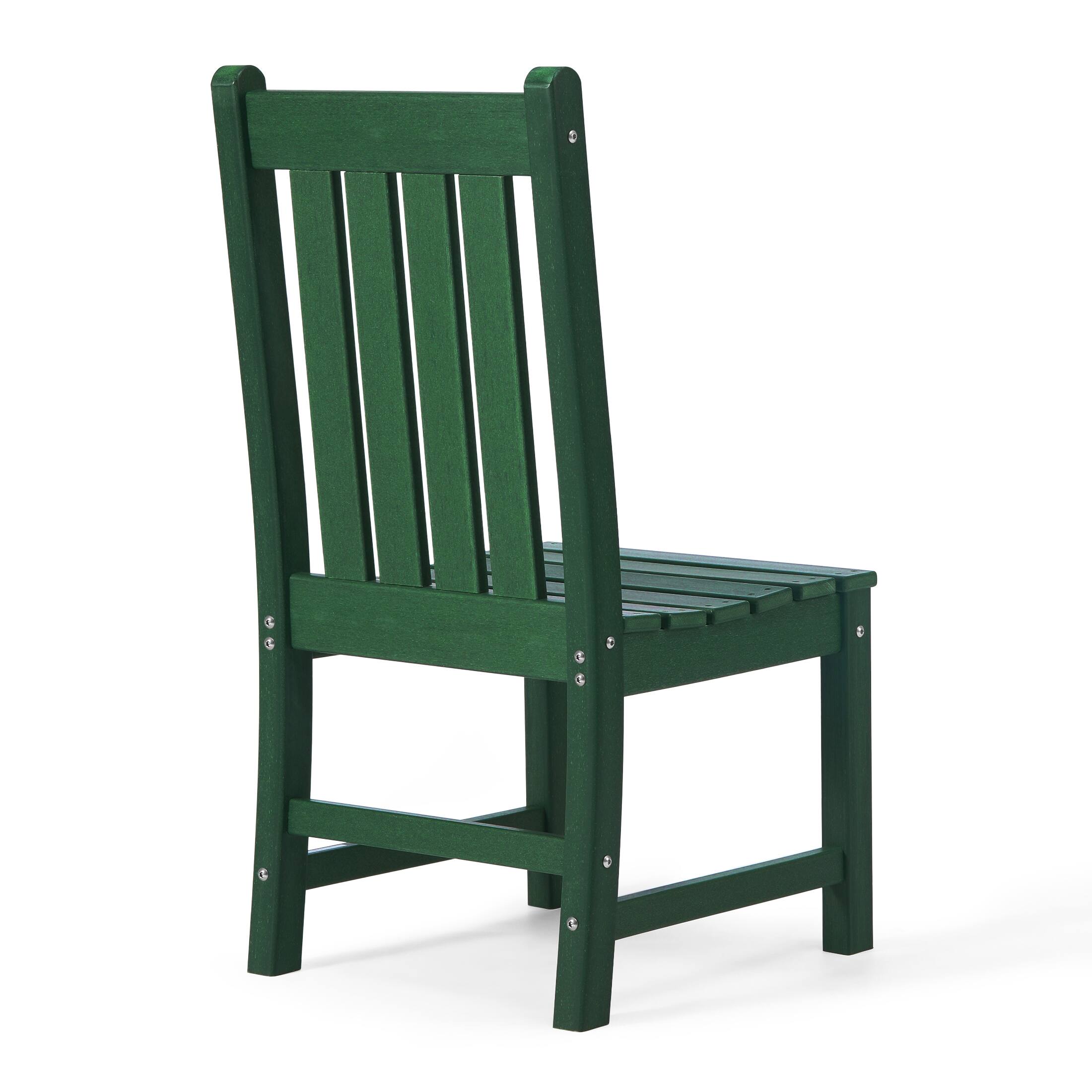 Back. WestinTrends - WestinTrends Malibu Outdoor Patio Dining Chair - Dark Green.