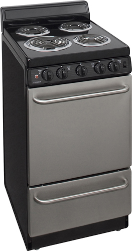 Angle View: Premier - 3.9 Cu. Ft. Freestanding Electric Range - Biscuit