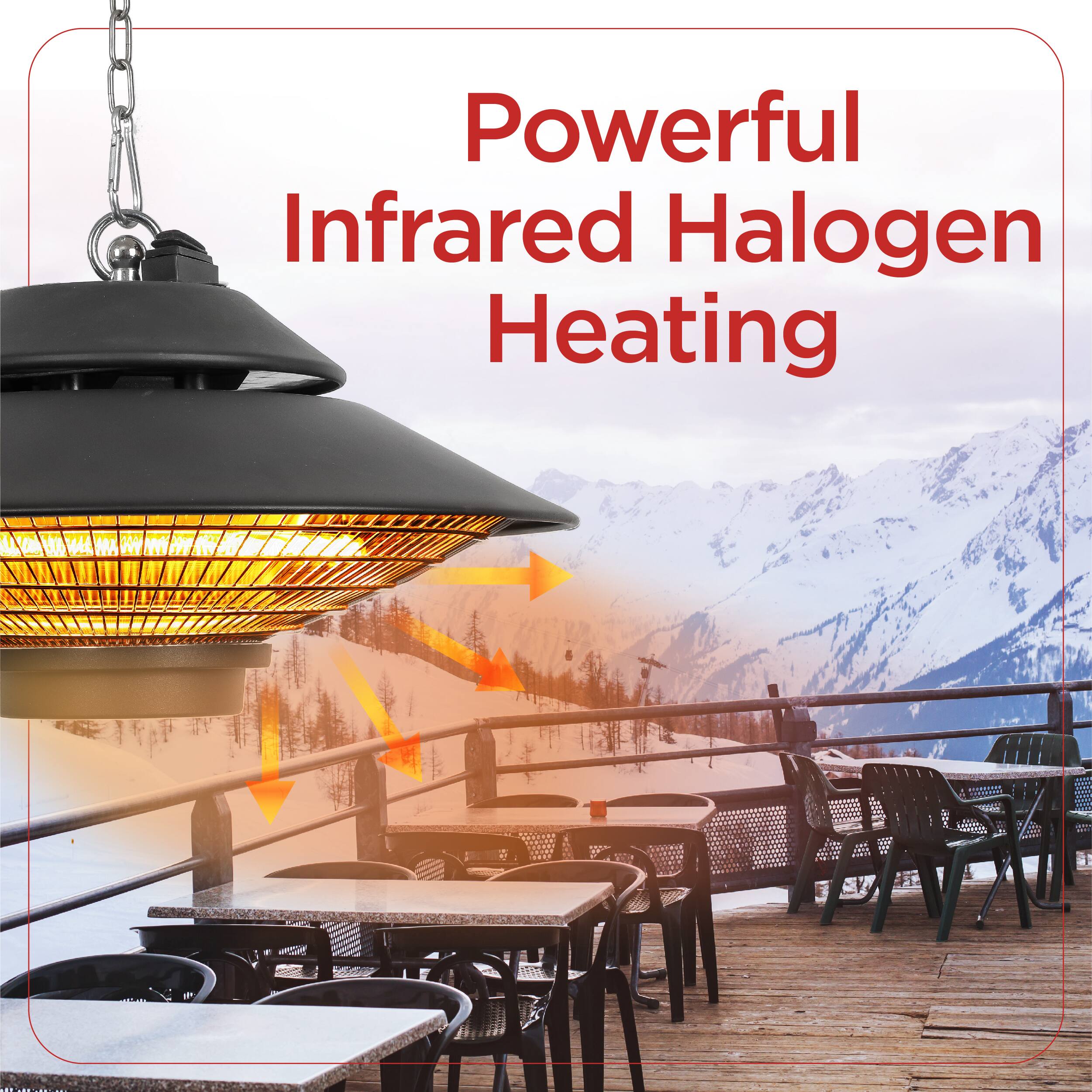 Powerful Infrared Halogen Heating