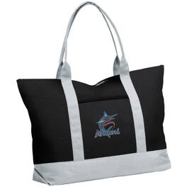 Logo Brands - Miami Marlins Cooler Tote - Black