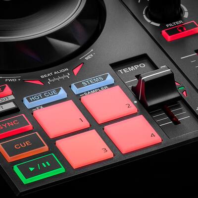 Hercules DJ Control Inpulse 200 MK2 DJ Mixer Black AMS-DJC