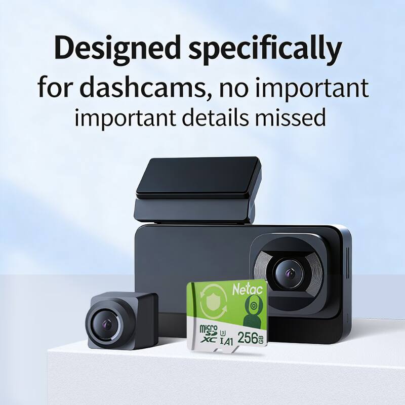 Designed specifically for dashcams, no important details missed  
Netac microSD UXC IA1 256 GB