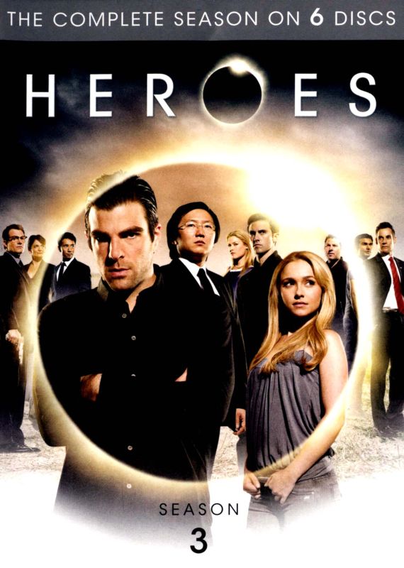 Heroes Season 3 6 Discs Dvd Best Buy