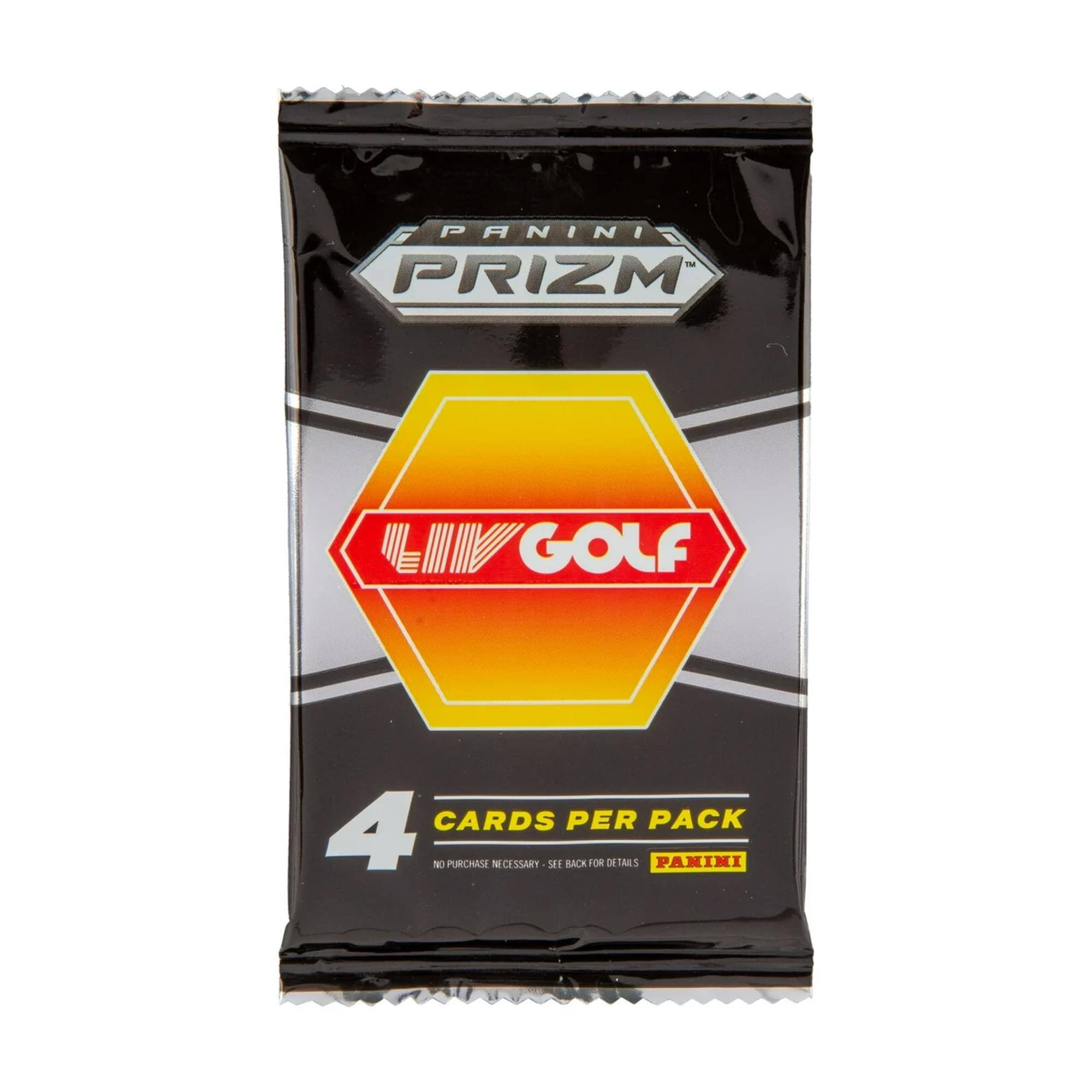 PANINI PRIZM GOLF CARDS PER PACK 4 NO PURCHASE NECESSARY SEE BACK FOR DETAILS PANINI
