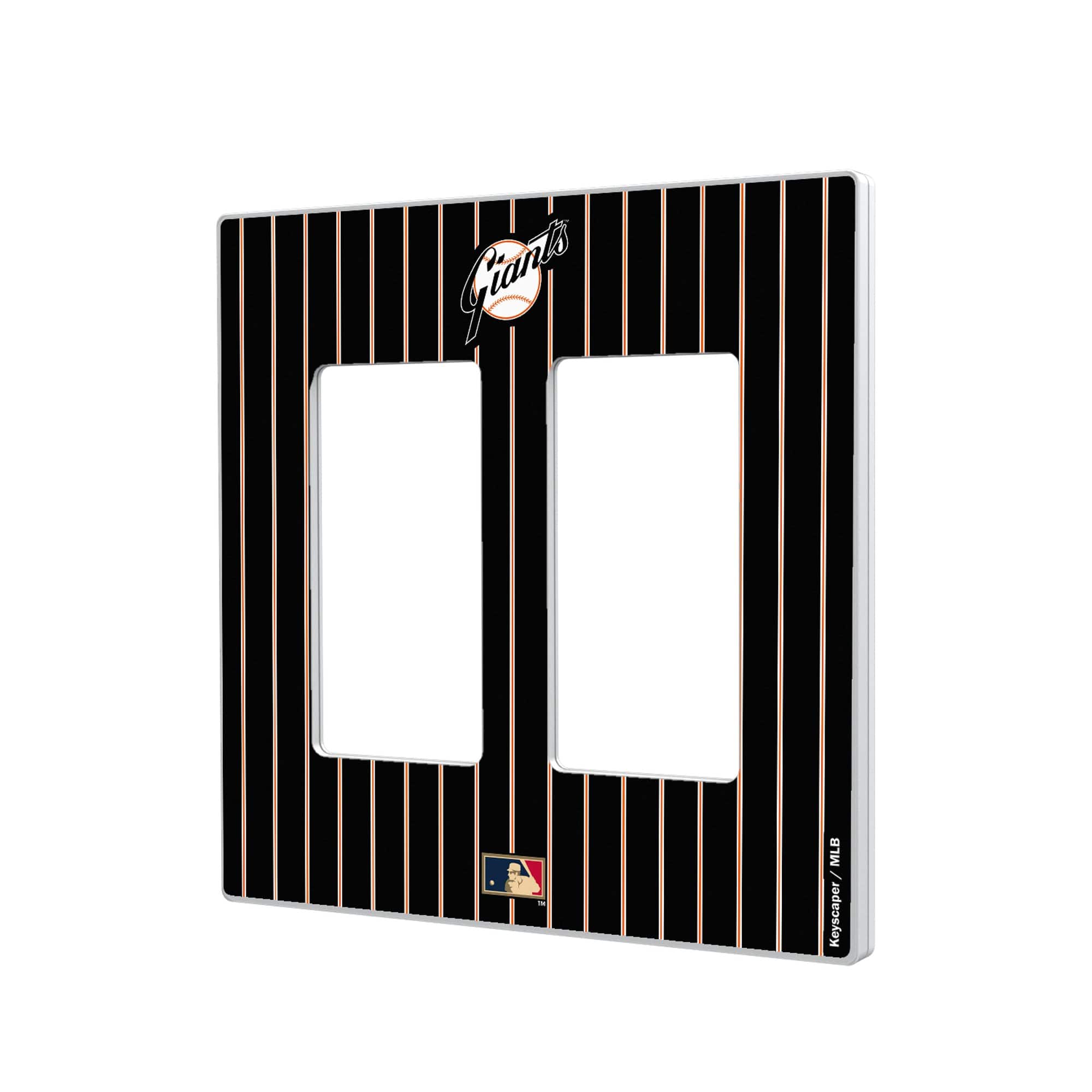 Keyscaper - San Francisco Giants 1958-1967 Cooperstown Pinstripe Double Rocker Light Switch Plate - Multicolor price history on PriceWatchPro