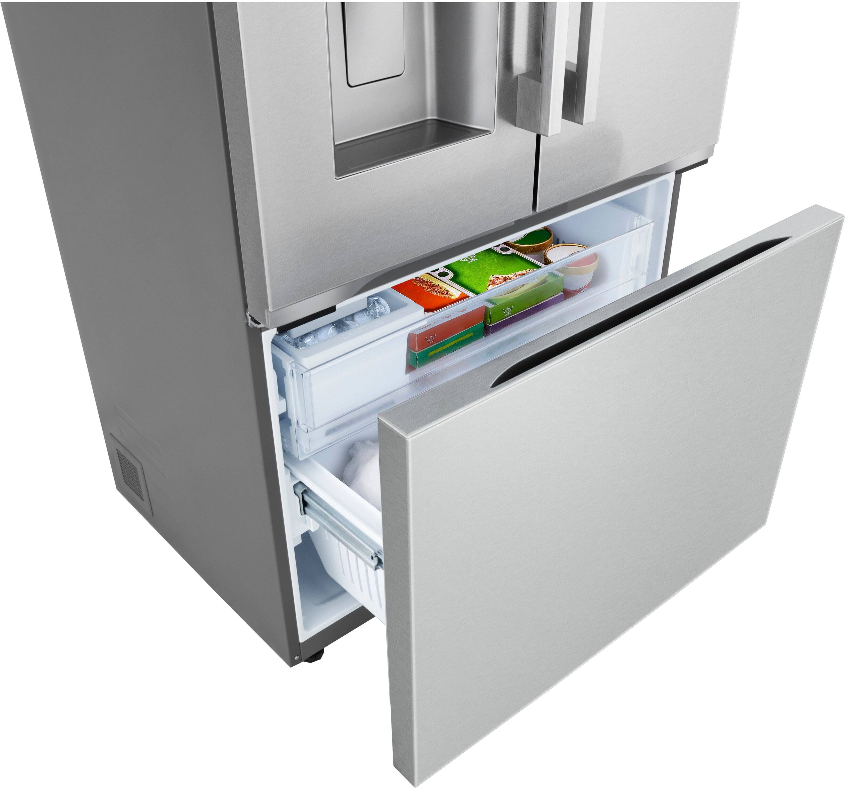 Alt View 33. LG - Counter-Depth MAX 23.7 Cu. Ft. French Door Smart Refrigerator with Zero Clearance - PrintProof Stainless Steel.