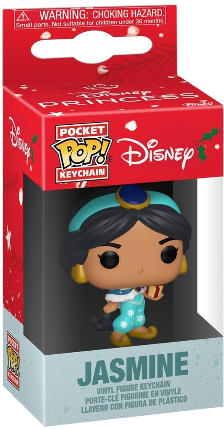 **WARNING: CHOKING HAZARD.**  
Small parts. Not suitable for children under 36 months.

**POCKET POP! KEYCHAIN**  
**Disney PRINCESS**

**JASMINE**  
VINYL FIGURE KEYCHAIN  
PORTE-CLE FIGURINE EN VINYLE  
LLAVERO CON FIGURA DE PLÁSTICO