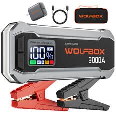 WOLFBOX
BOOST
Drive on. Always on.
JUMP STARTER 4000A WOLFBOX
100%
START OUT IN LOW