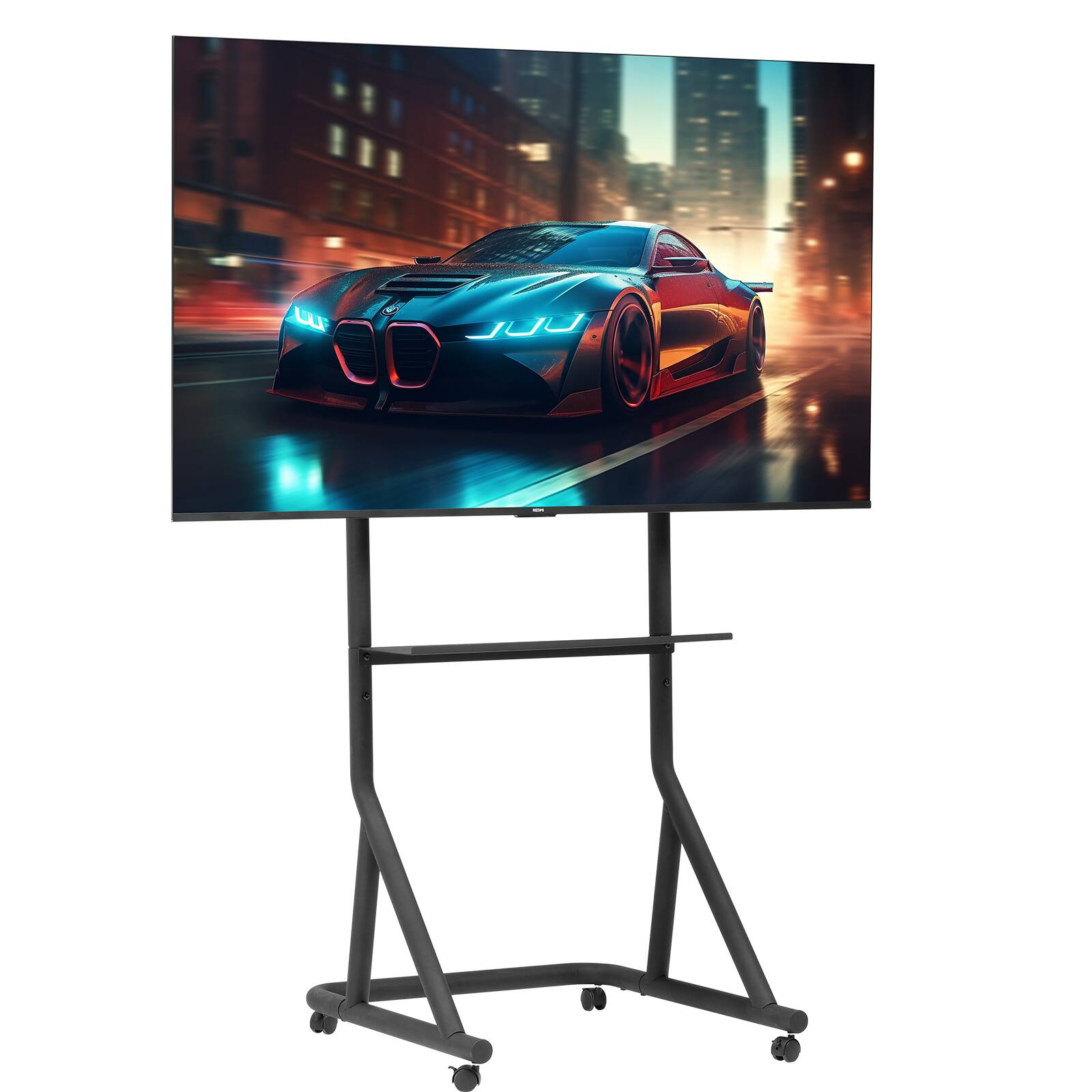 Front. CloudRest Pro - Monitor Stand Adjustable Height Display TV Mount Fit for Racing Wheel Stand, Racing Simulator Cockpit - Black.