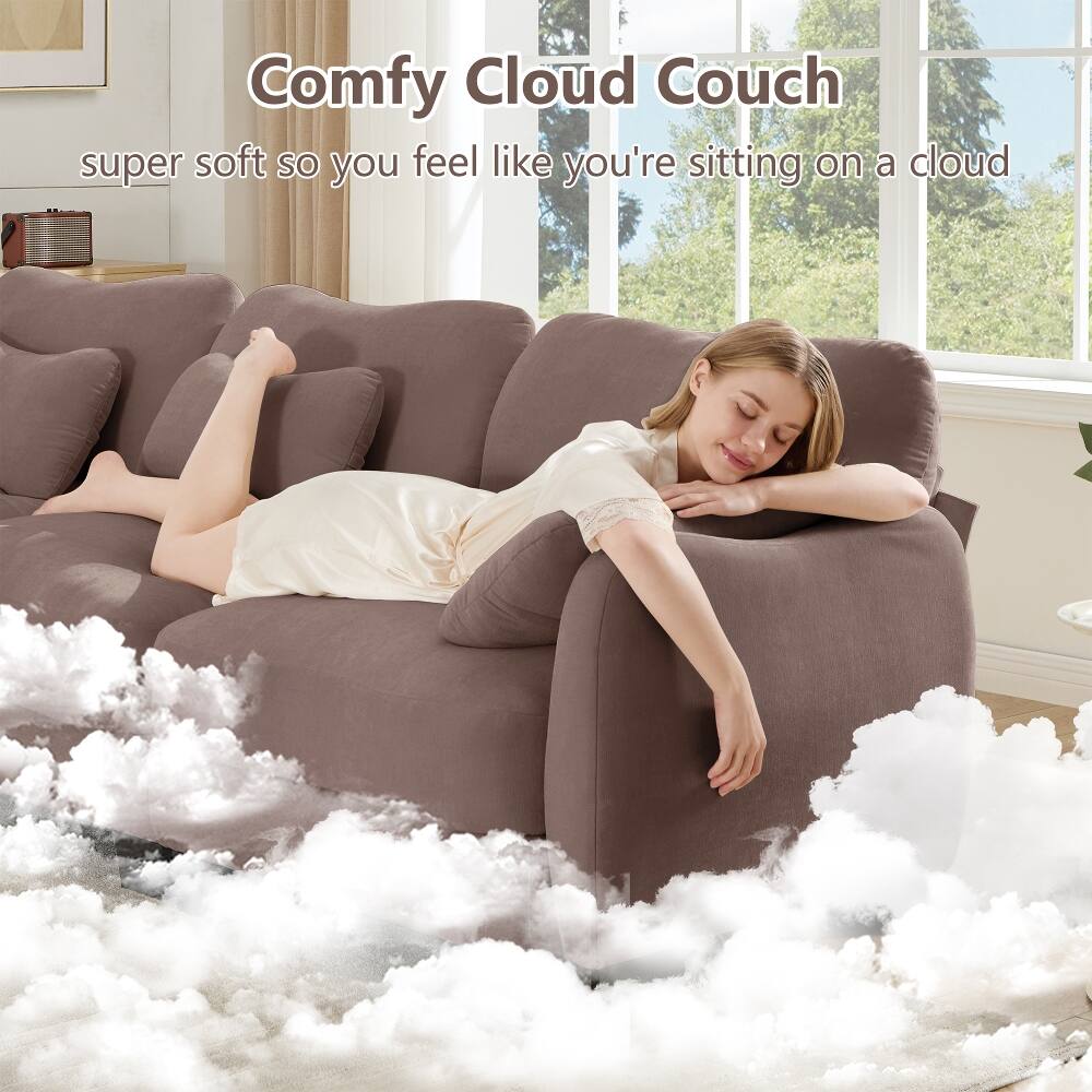 Comfy Cloud Couch  
super soft so you feel like you're sitting on a cloud