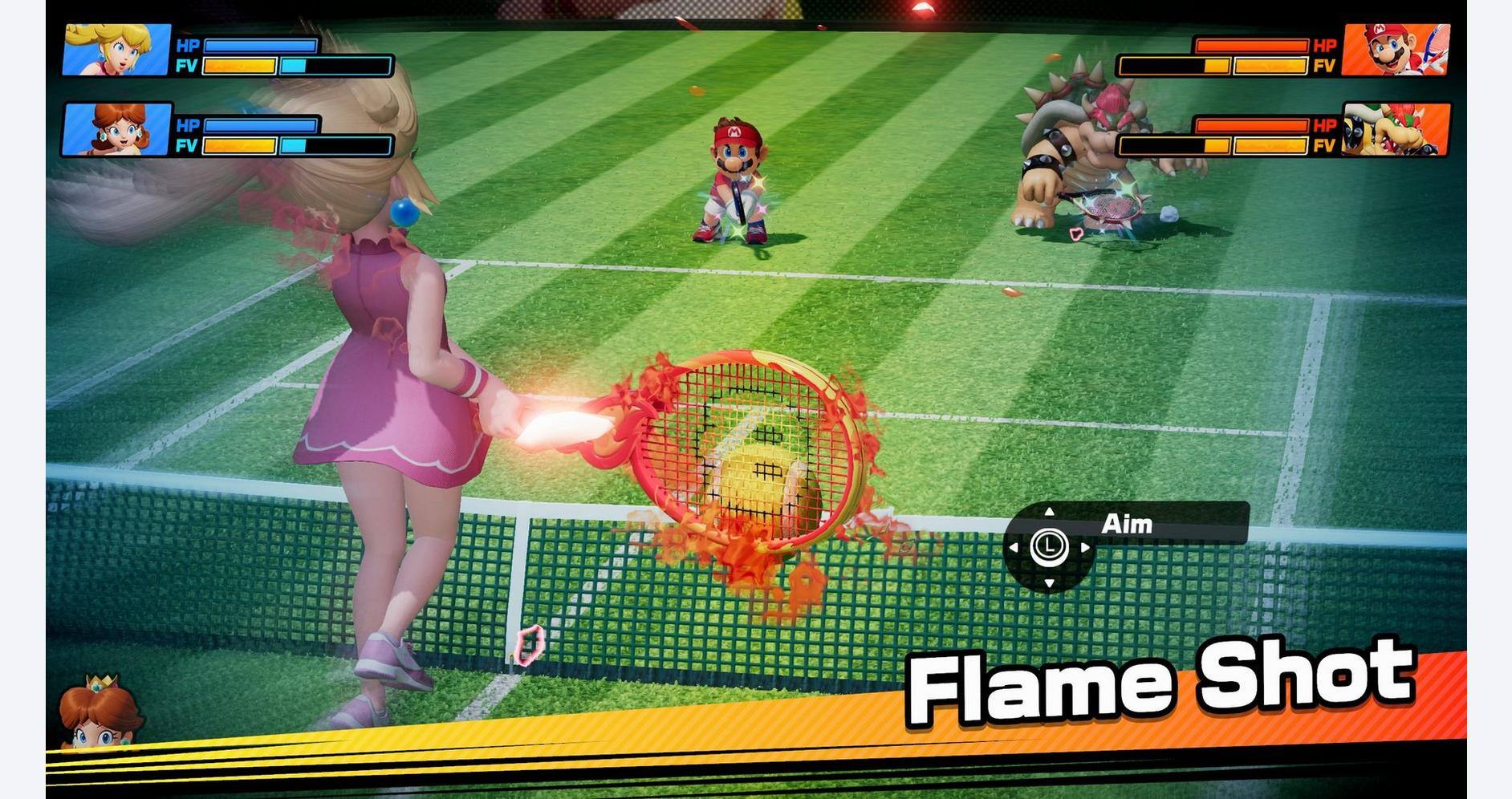 HP FV HP FV HP FV M HP FV L Aim Flame Shot