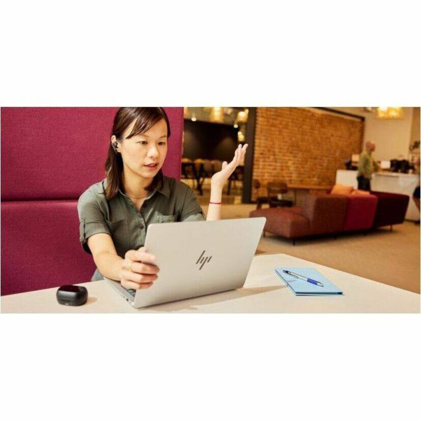 Alt View 5. HP - HP EliteBook X G1a 14 inch Notebook Next Gen AI PC Wolf Pro Security Edition - 2.8K - 2880 x 1800 - (AMD Ryzen AI 9 HX - Glacier Silver.