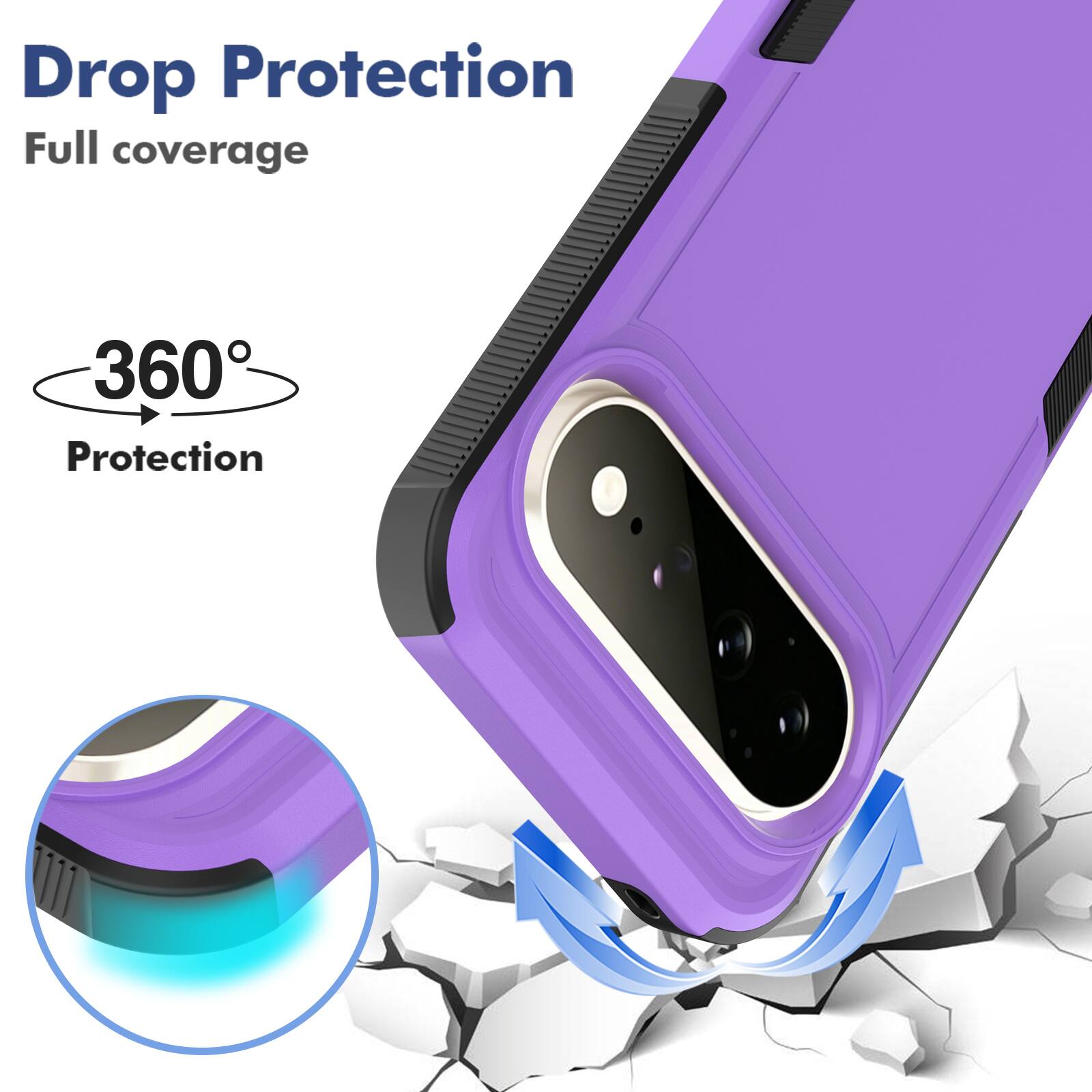 Drop Protection  
Full coverage  
360° Protection