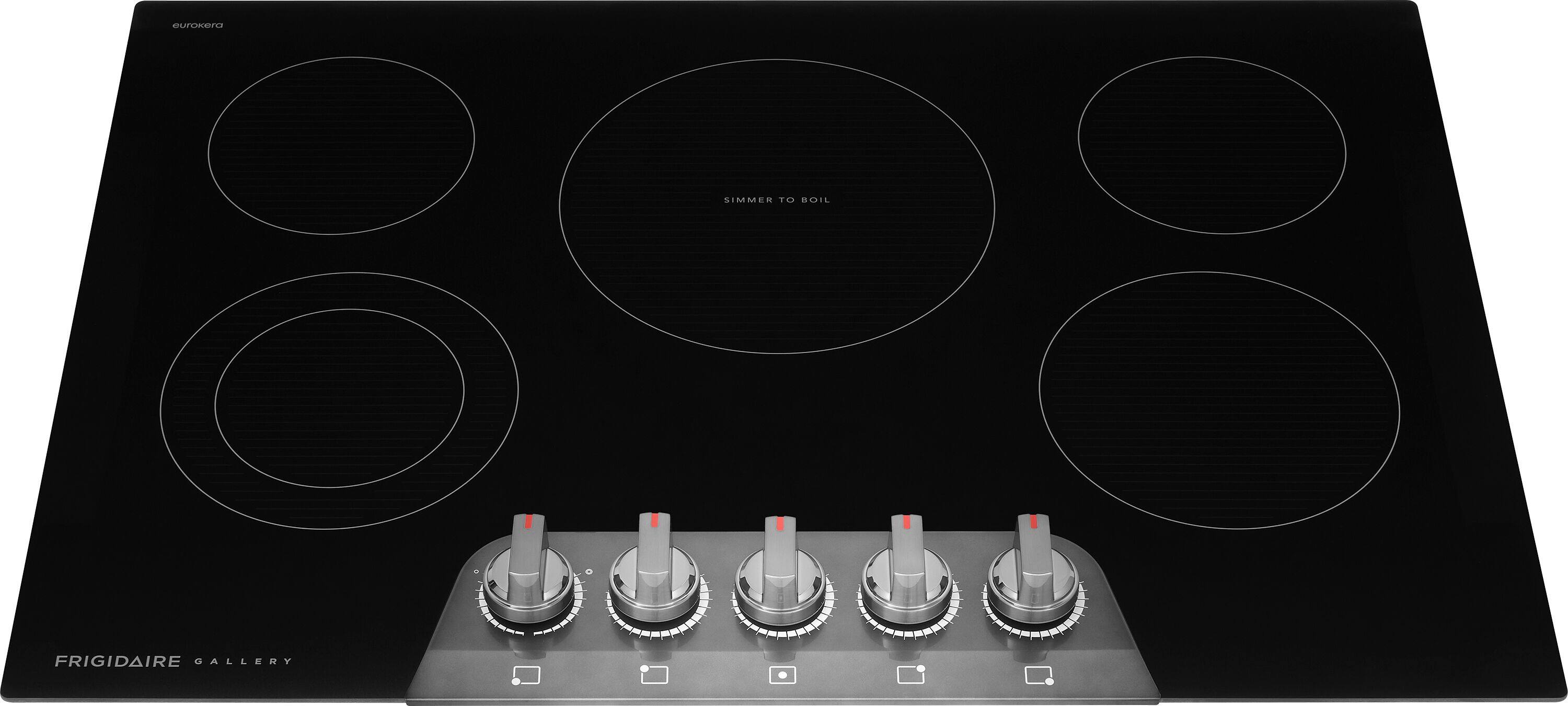 Frigidaire - 30" Electric Cooktop - Black Stainless Steel