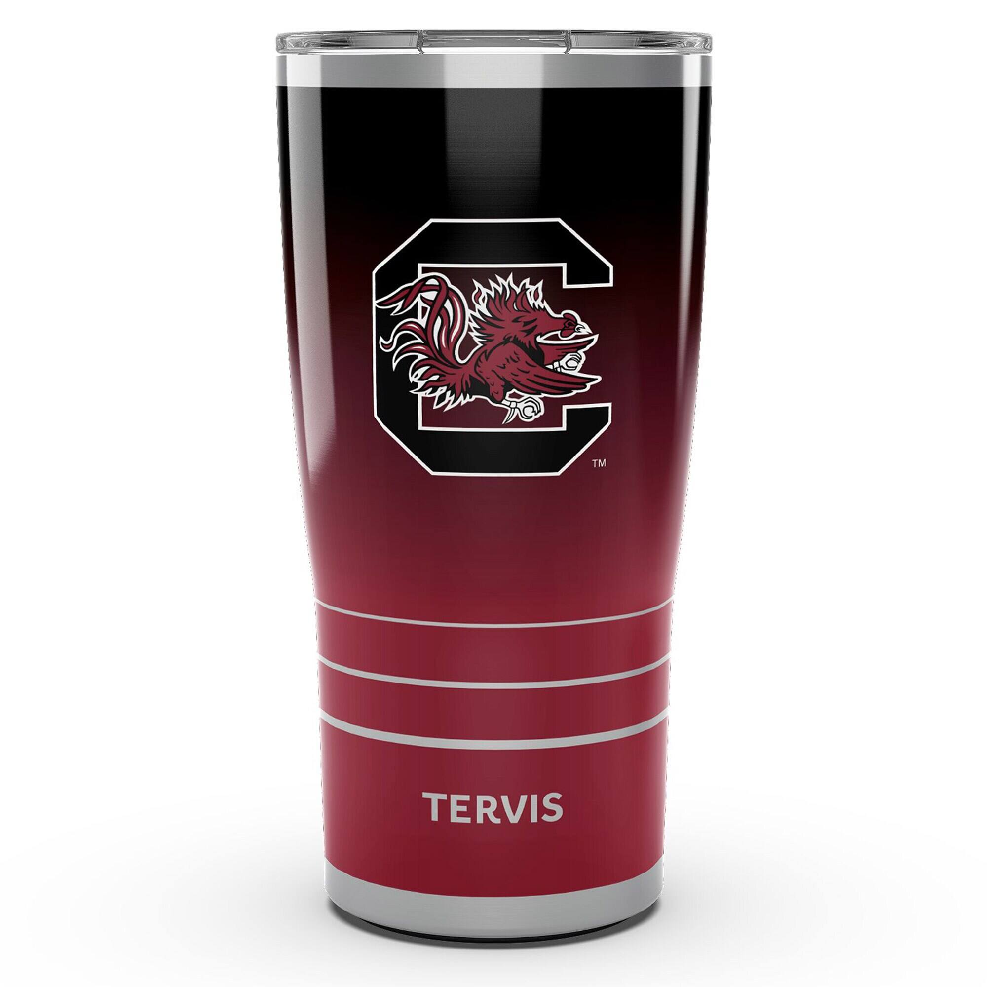 Front. Tervis - South Carolina Gamecocks 20oz. Ombre Stainless Steel Tumbler - Multicolor.