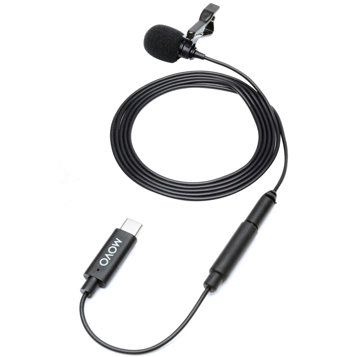 MOVO - DM1P Omnidirectional Lavalier Microphone Compatible with The DJI OSMO Pocket