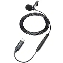 MOVO - DM1P Omnidirectional Lavalier Microphone Compatible with The DJI OSMO Pocket