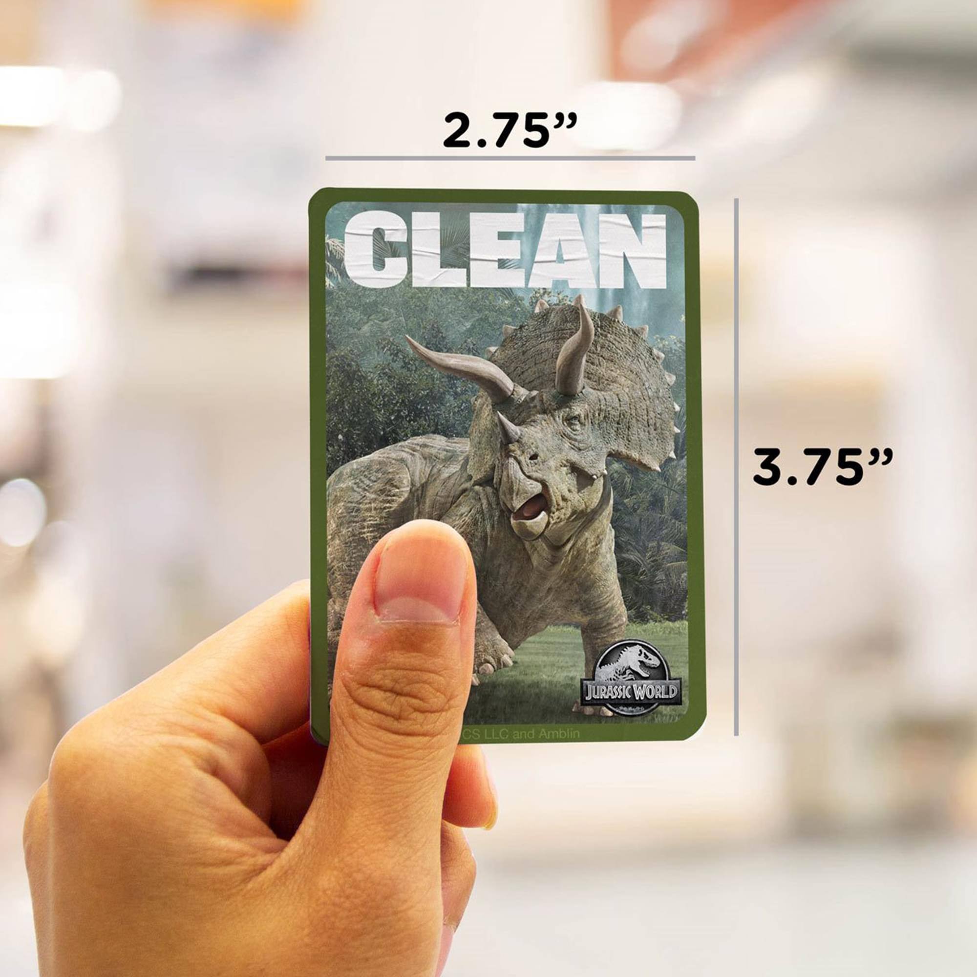 2.75" CLEAN  
3.75"  
Jurassic World  
CS LLC and Amblin