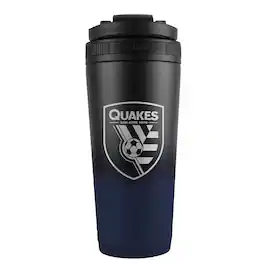 WinCraft - San Jose Earthquakes 26oz. Ombre Stainless Steel Blender Bottle - Multicolor