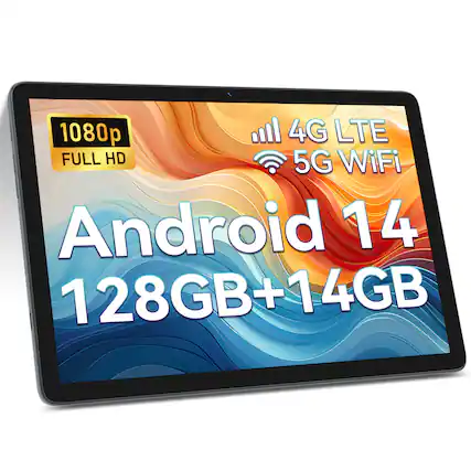1080p FULL HD
4G LTE
5G WiFi
Android 14
128GB + 14GB