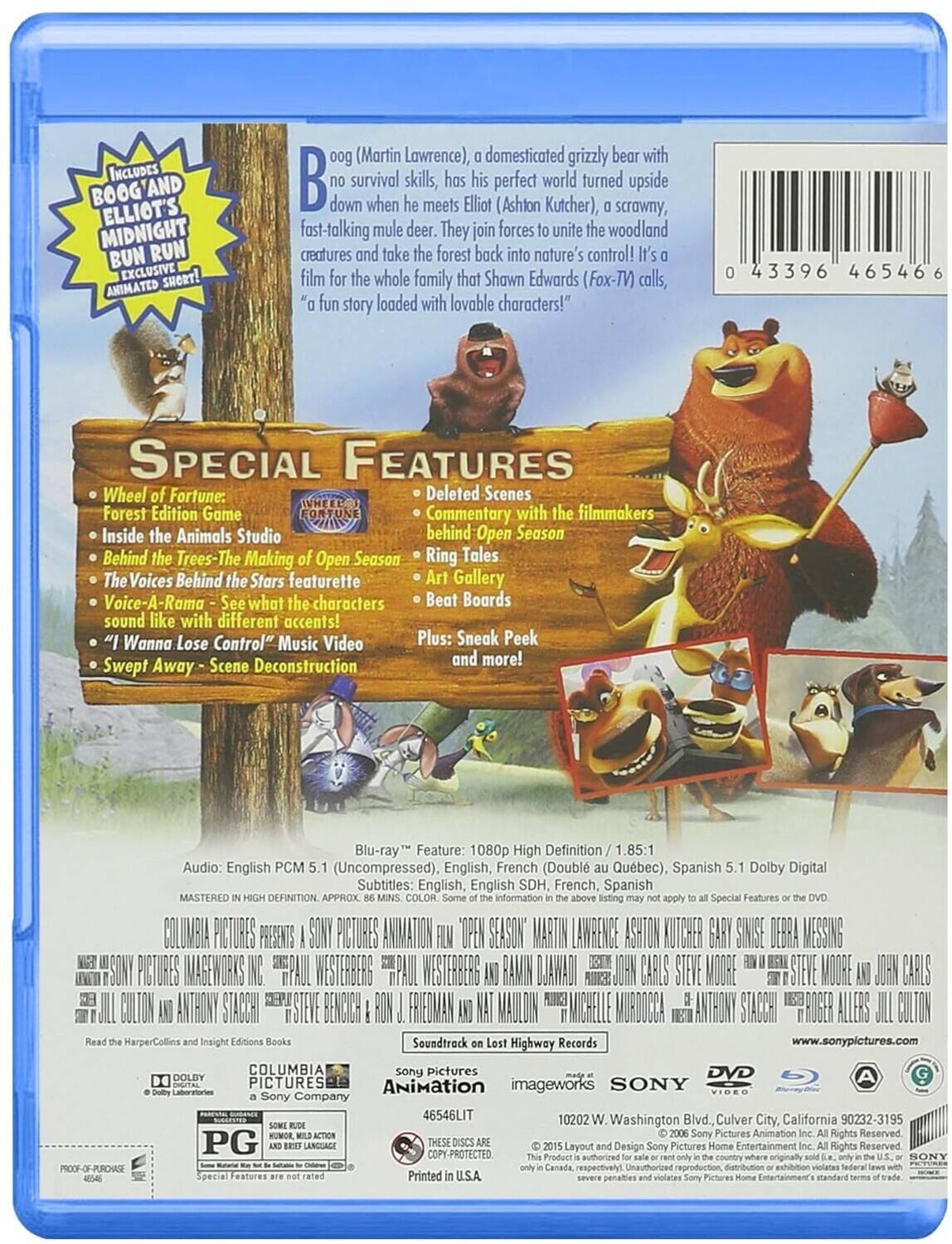 Alt View 1. Open Season   - BLU-RAY.